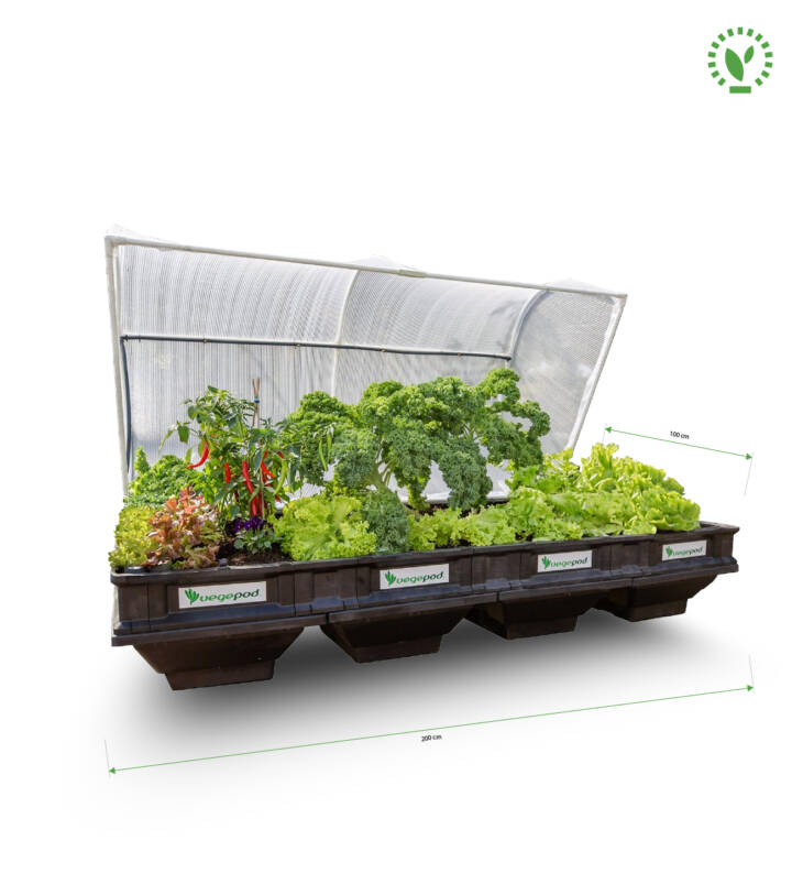 Large Raised Garden Bed with Garden Cover - Image 3